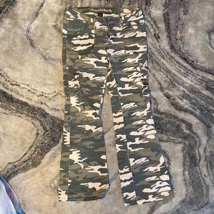 Camouflage cargo pants